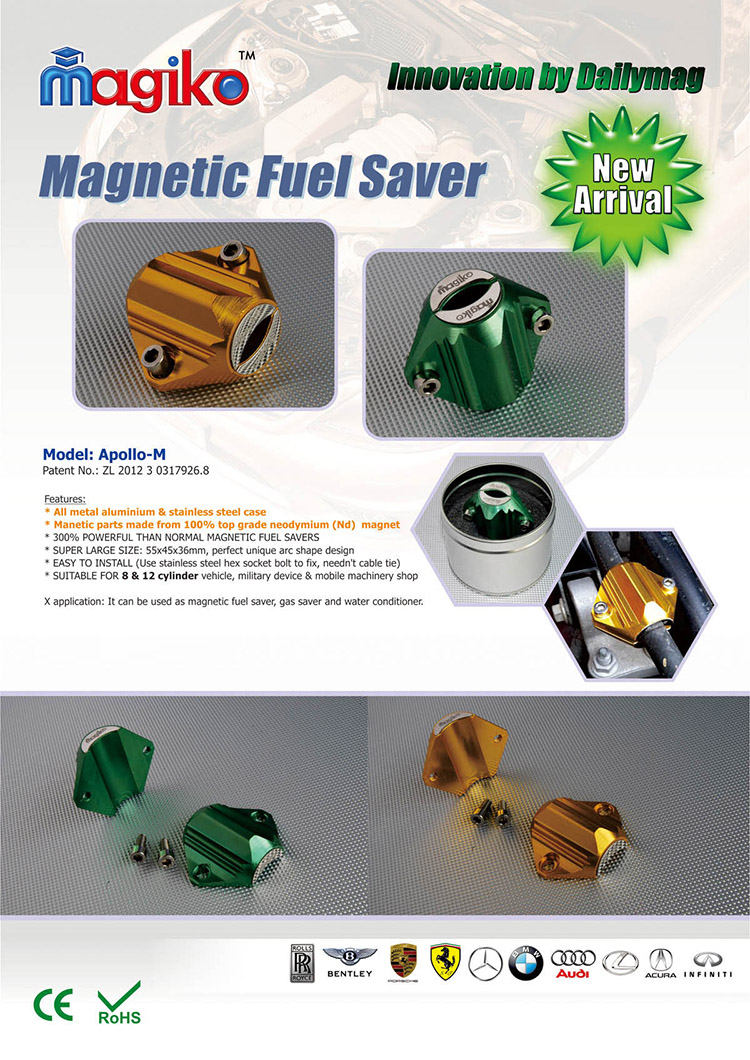 magnetic fuel saving device