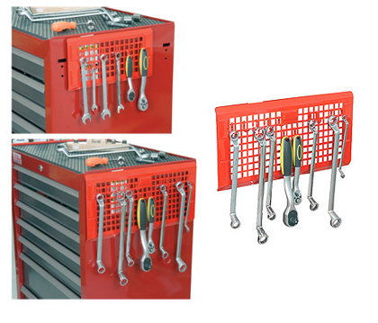 Magnetic Tool Rack With Hooks